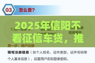 2025年信阳不看征信车贷，推荐五个最新借款平台黑名单可以借钱