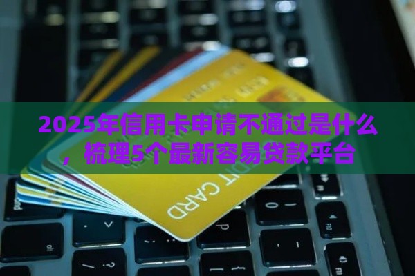 2025年信用卡申请不通过是什么，梳理5个最新容易贷款平台