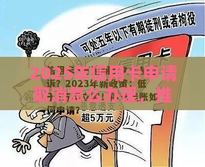 2025年信用卡申请取消怎么办理，推荐五个最新有法院执行可以贷款的口子