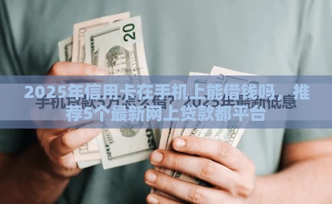 2025年信用卡在手机上能借钱吗，推荐5个最新网上贷款都平台