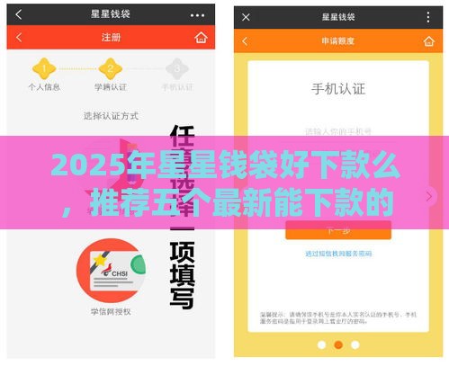 2025年星星钱袋好下款么，推荐五个最新能下款的网贷平台