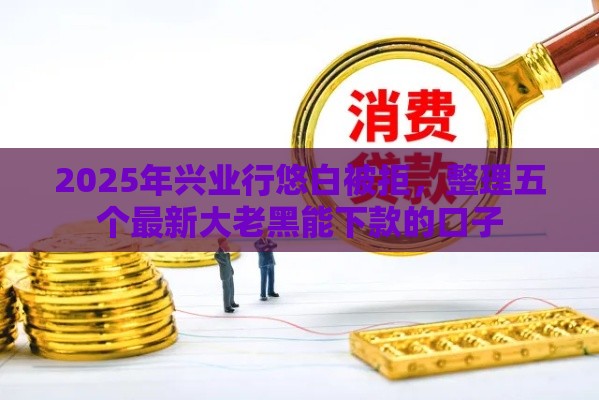 2025年兴业行悠白被拒，整理五个最新大老黑能下款的口子