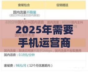 2025年需要手机运营商的贷款有哪些：整合五个2025热门黑名单也能贷款的平台