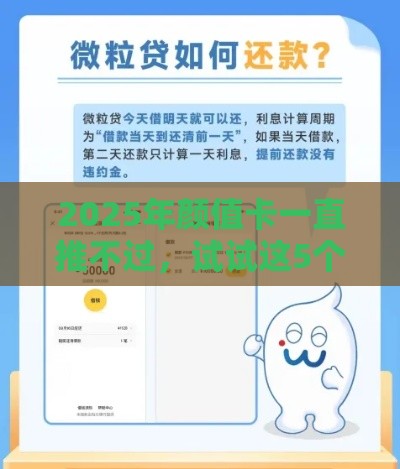 2025年颜值卡一直推不过，试试这5个最新2025专门给花户放款的平台