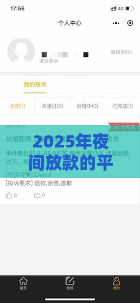 2025年夜间放款的平台叫什么，公布五个最新都贷款平台