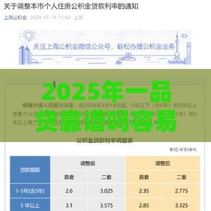 2025年一品贷靠谱吗容易下款吗，梳理5个最新利息低的正规借钱平台