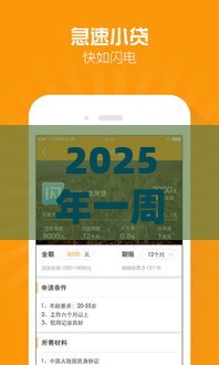 2025年一周贷款能下款的，整理五个最新2025黑花户借款平台