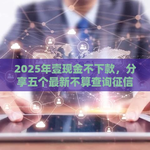 2025年壹现金不下款，分享五个最新不算查询征信次数的平台