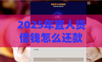2025年宜人贷借钱怎么还款，公布5个最新网贷下款口子