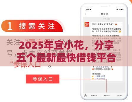 2025年宜小花，分享五个最新最快借钱平台