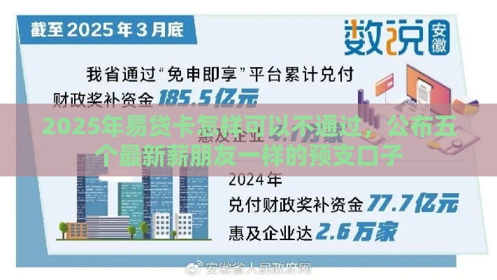 2025年易贷卡怎样可以不通过，公布五个最新薪朋友一样的预支口子
