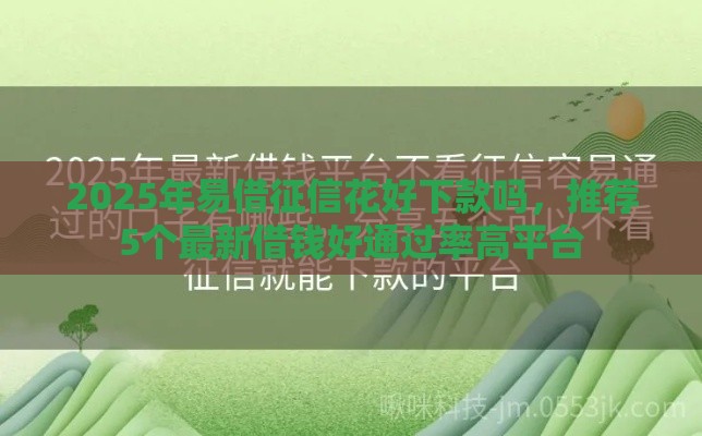 2025年易借征信花好下款吗，推荐5个最新借钱好通过率高平台