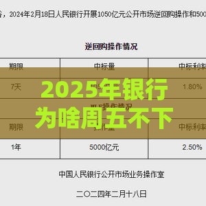 2025年银行为啥周五不下款，看看这5个最新不看征信不看综合评估的借款平台