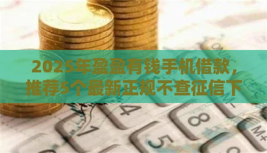 2025年盈盈有钱手机借款，推荐5个最新正规不查征信下款的平台