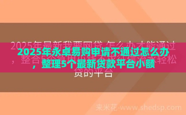 2025年永卓易购申请不通过怎么办，整理5个最新贷款平台小额