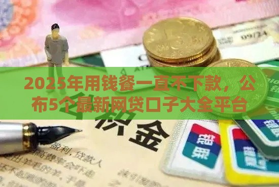 2025年用钱餐一直不下款，公布5个最新网贷口子大全平台