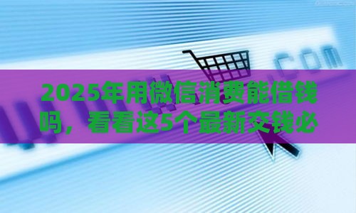 2025年用微信消费能借钱吗，看看这5个最新交钱必通过的借钱平台