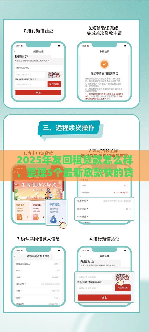 2025年友回租贷款怎么样，整理5个最新放款快的贷款平台