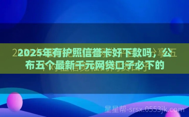 2025年有护照信誉卡好下款吗，公布五个最新千元网贷口子必下的