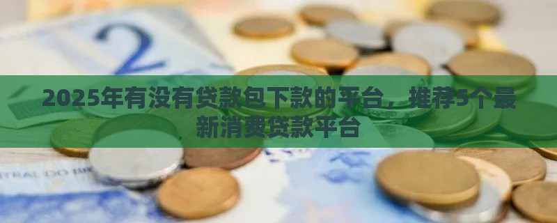 2025年有没有贷款包下款的平台，推荐5个最新消费贷款平台