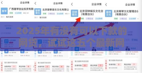 2025年有没有可以下款的网贷，试试这五个最新网贷平台容易通过并安全借到款