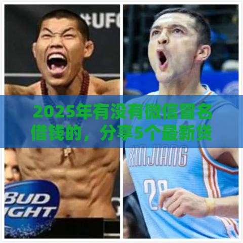 2025年有没有微信冒名借钱的，分享5个最新贷款利息低的平台