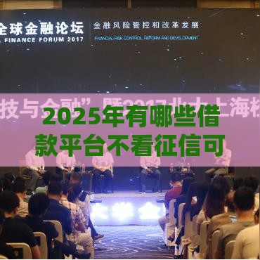 2025年有哪些借款平台不看征信可以下款的，整合5个最新百度贷款平台