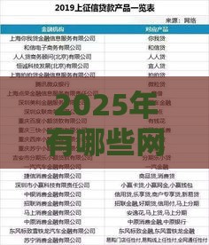 2025年有哪些网贷不看征信不看负债的平台，看看这5个最新有没有不看征信的贷款平台
