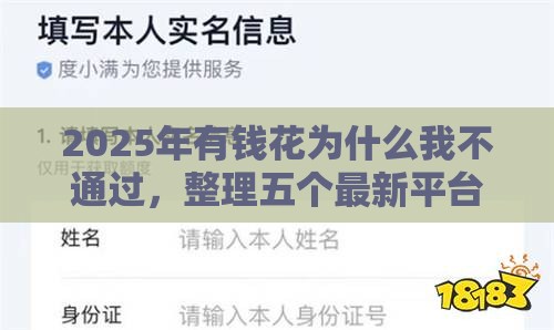 2025年有钱花为什么我不通过，整理五个最新平台借钱比较容易
