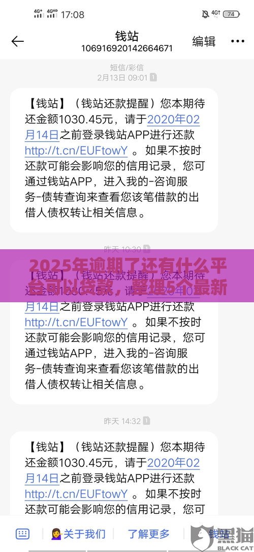 2025年逾期了还有什么平台可以贷款，整理5个最新高利息贷款平台