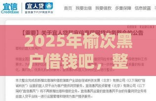 2025年榆次黑户借钱吧，整合五个最新起诉网贷平台