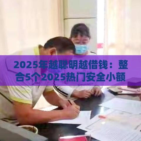 2025年越聪明越借钱：整合5个2025热门安全小额贷款平台