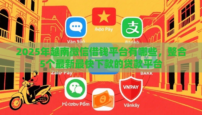 2025年越南微信借钱平台有哪些，整合5个最新最快下款的贷款平台