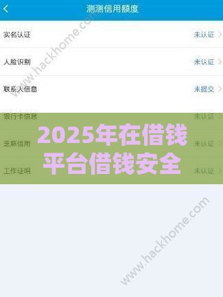 2025年在借钱平台借钱安全吗可靠吗，梳理5个最新靠谱借钱平台