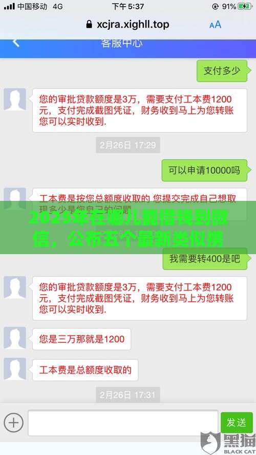 2025年在哪儿能借钱到微信，公布五个最新类似携程金融的借钱平台