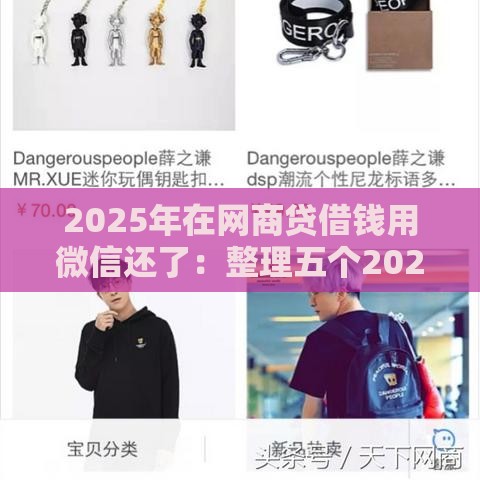 2025年在网商贷借钱用微信还了：整理五个2025热门网贷平台借款好审批