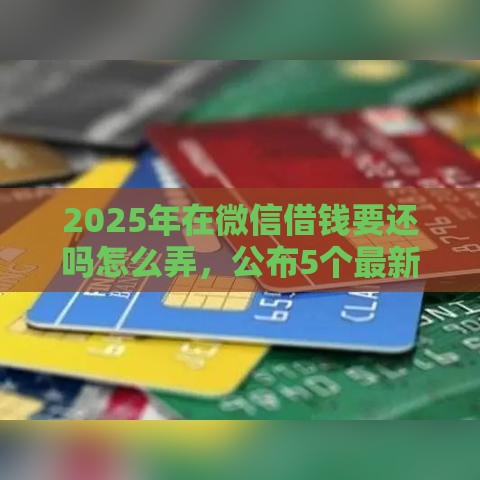 2025年在微信借钱要还吗怎么弄，公布5个最新黑户放款都有什么口子