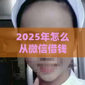 2025年怎么从微信借钱给别人，推荐5个最新有信用卡就可以贷款的平台