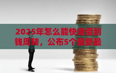 2025年怎么能快速借到钱周转，公布5个最新最好的贷款平台排行