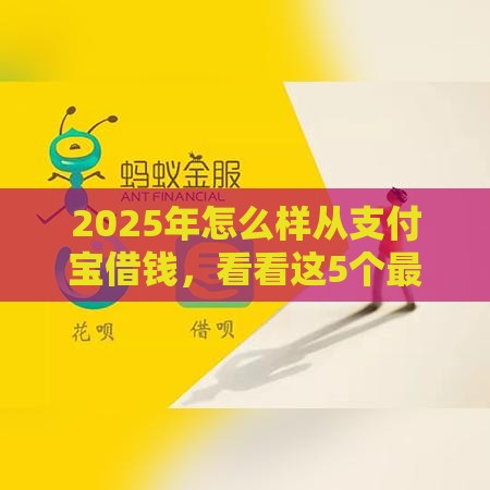 2025年怎么样从支付宝借钱，看看这5个最新贷款平台容易通过的