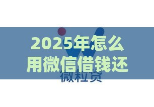 2025年怎么用微信借钱还借呗，梳理五个最新平台借钱好通过