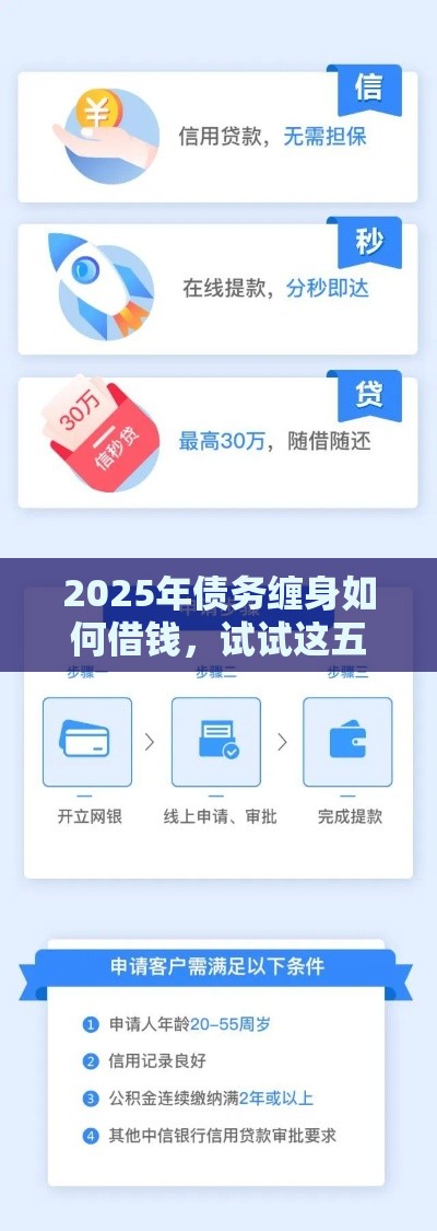 2025年债务缠身如何借钱，试试这五个最新优质贷款平台