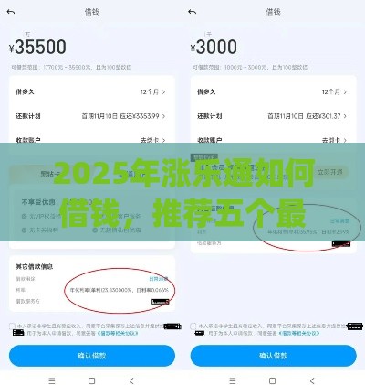2025年涨乐通如何借钱，推荐五个最新p2p贷款平台