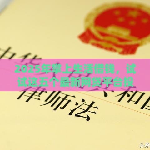 2025年掌上生活借钱，试试这五个最新网贷平台投诉电话