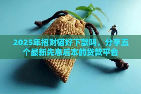 2025年招财猫好下款吗，分享五个最新先息后本的贷款平台