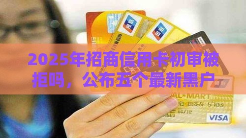 2025年招商信用卡初审被拒吗，公布五个最新黑户征信花了能借钱的平台