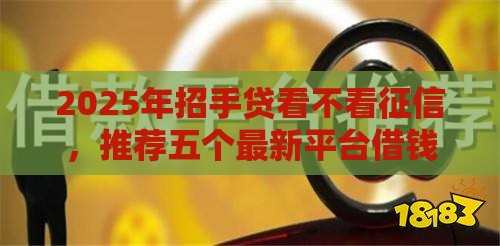 2025年招手贷看不看征信，推荐五个最新平台借钱安全可靠