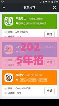 2025年招行备用金不通过，梳理五个最新现在借款平台好贷款