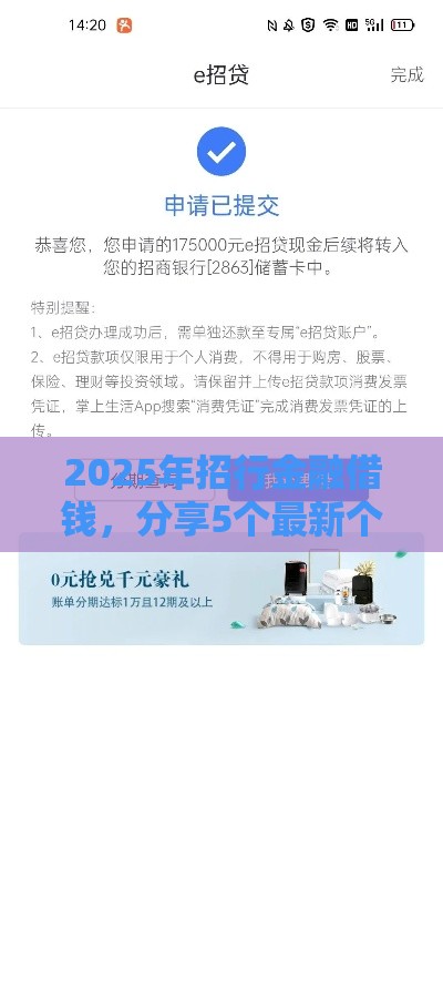 2025年招行金融借钱，分享5个最新个体户贷款平台