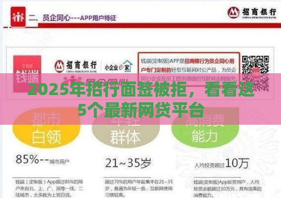 2025年招行面签被拒，看看这5个最新网贷平台